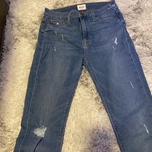 Hudson Skinny distressed jeans